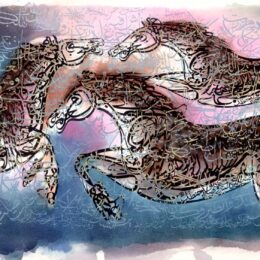 Trilogy of the Arab Horses (sketch)